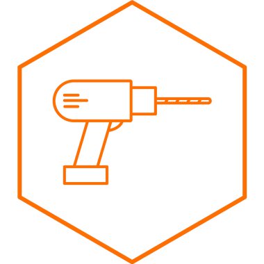 matkap simgesi. vektör illüstrasyonu