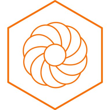 Çerez simgesinin vektör illüstrasyonu