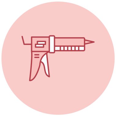 Bir matkap simgesinin vektör illüstrasyonu