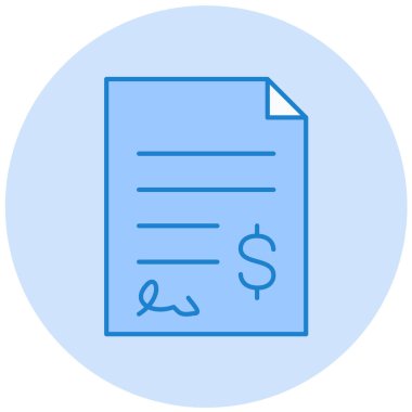 belge modern simge vektör illüstrasyonu