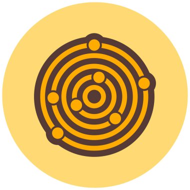 Hedef. Web simgesi basit illüstrasyon