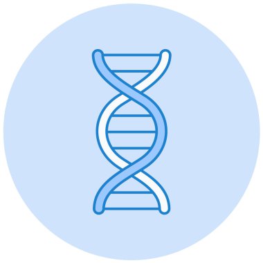 DNA simgesi vektör illüstrasyonu