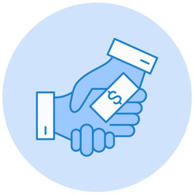 El sıkışın. Web simgesi