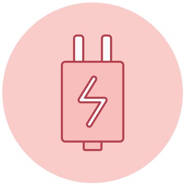 güç dolgu vektör çizgisi simgesi