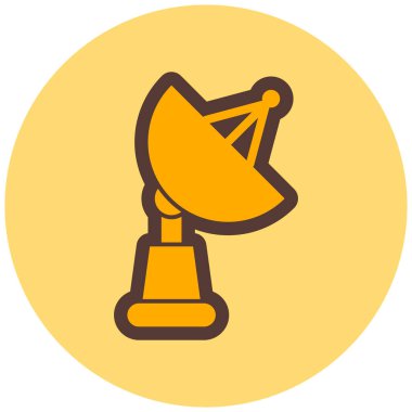 Uydu. Web simgesi basit tasarım