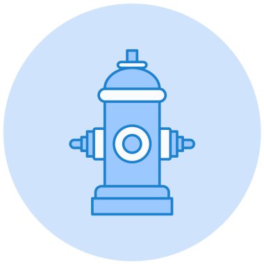 Su musluğu. Basit illüstrasyon