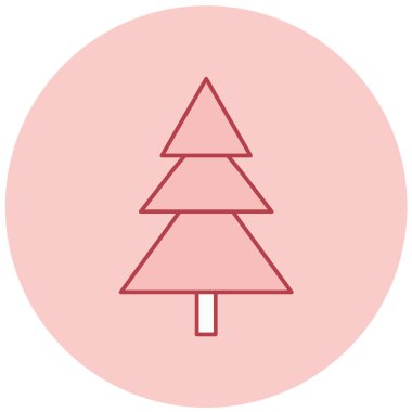 Yılbaşı ağacı. Basit tasarım