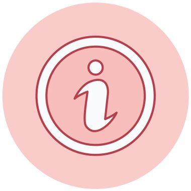 bilgi, web simgesi vektör illüstrasyonu