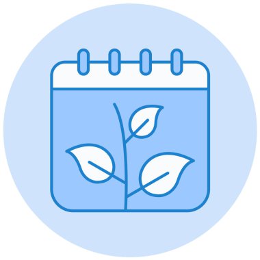 Takvim simgesi vektör illüstrasyonu