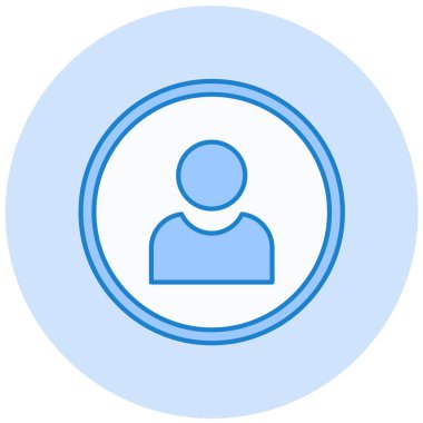 avatar simgesi vektör illüstrasyonu