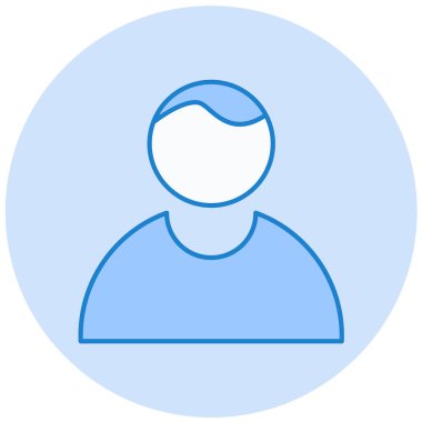 kullanıcı. Web simgesi basit illüstrasyon