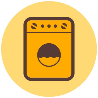 Çamaşır makinesi. Basit tasarım