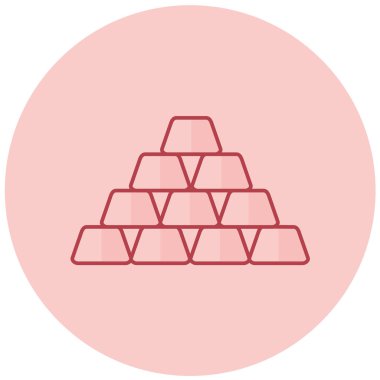 Bir altının vektör illüstrasyonu 