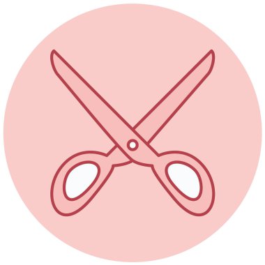 makas simgesi vektör illüstrasyonu