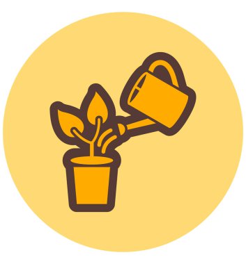 Sulama Kutusu Düz Vektör Simgesi