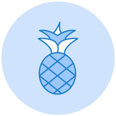 ananas vektör simgesi