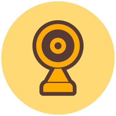 Web kamerası. Web simgesi basit illüstrasyon