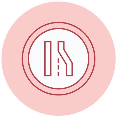 Projeniz için yol simgesi vektör illüstrasyonu 