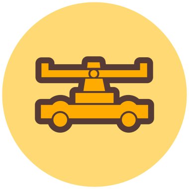 araba vektör simgesi modern basit tasarım