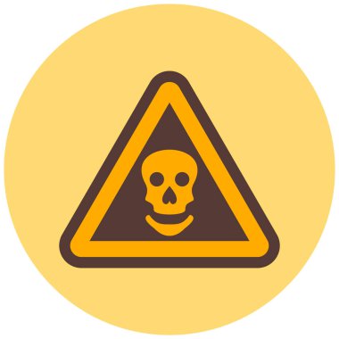 Uyarı işareti. Basit resimleme