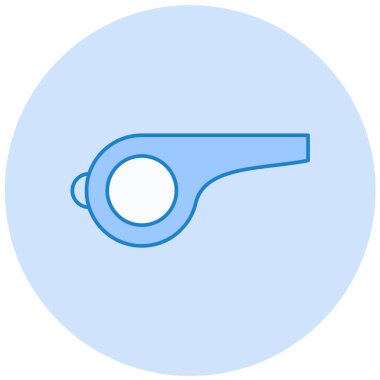 Islık. Web simgesi basit illüstrasyon