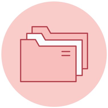 Dosya. Web simgesi basit illüstrasyon