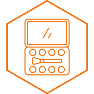 Modern b 'nin vektör illüstrasyonu elektronik oyuncunun ikonundan yoksundur