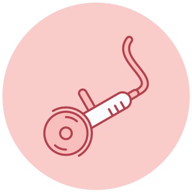 Gördüm. Web simgesi basit illüstrasyon