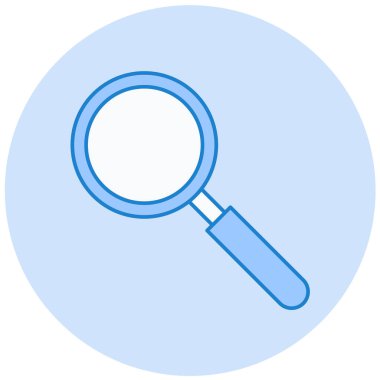 Arama simgesi vektör illüstrasyonu