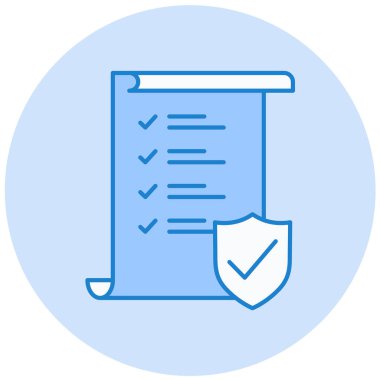 Belge. Web simgesi basit illüstrasyon