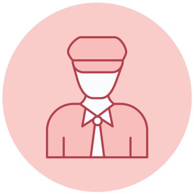 Şapkalı bir adamın vektör çizimi