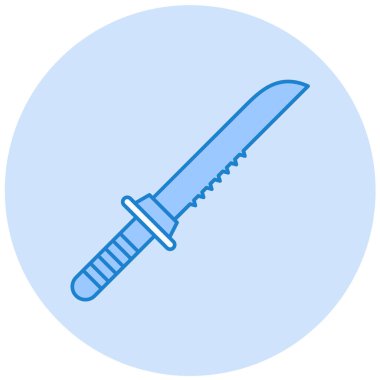 bıçak simgesi vektör illüstrasyonu