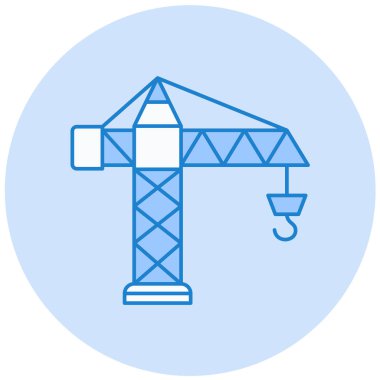 Vinç simgesi. vektör illüstrasyonu