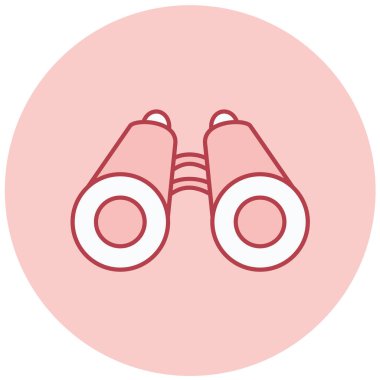 Dürbün. Web simgesi basit tasarım