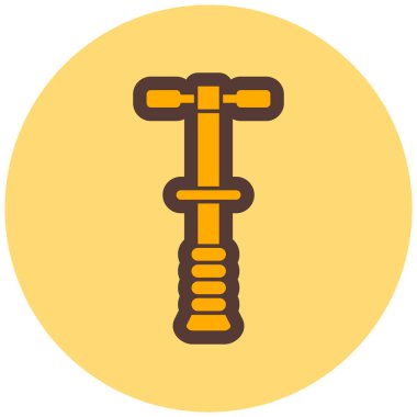 hava pompası simgesi, basit tasarım vektör çizimi