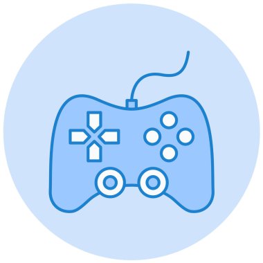 Oyun kolu. Web simgesi basit illüstrasyon