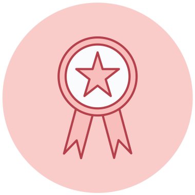 Ödül. Web simgesi basit illüstrasyon