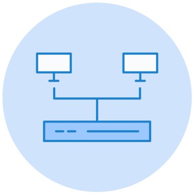 ağ paylaşımı. Basit resimleme