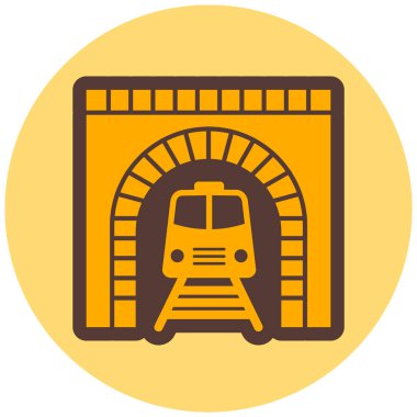 tren simgesi vektör illüstrasyonu