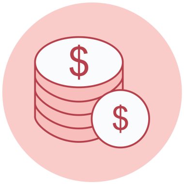 Dolar Sikkesi. Basit tasarım