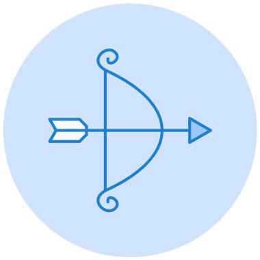 Ok. Web simgesi basit illüstrasyon