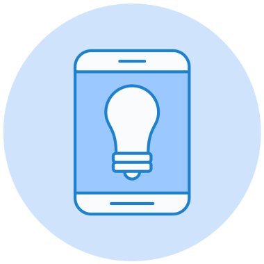 Cep telefonu. Web simgesi basit illüstrasyon