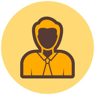 avatar. Web simgesi basit illüstrasyon