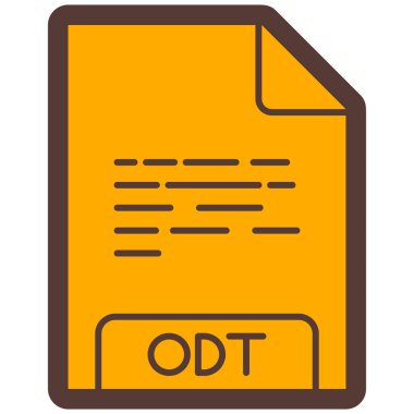 dosya biçimi simgesi, vektör illüstrasyonu