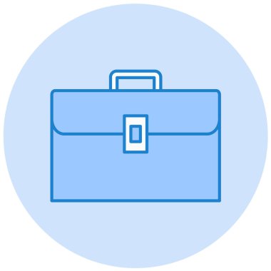 Çanta. Web simgesi basit illüstrasyon