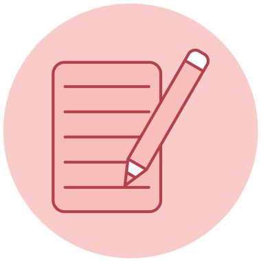 Belge. Web simgesi basit illüstrasyon