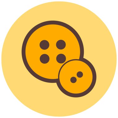 Dikiş. Web simgesi basit illüstrasyon