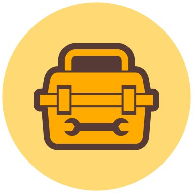 Çanta. Web simgesi basit illüstrasyon