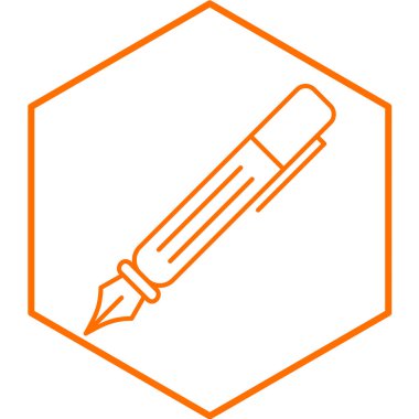 kalem simgesi vektör illüstrasyonu