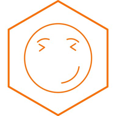 Alaycı yüz simgesi vektör illüstrasyon tasarımı 